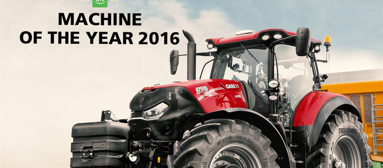 Brandneuer Optum CVX als „Maschine des Jahres 2016“ ausgezeichnet